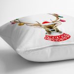 Modern Geyik Desen Dijital Baskılı Yastık Kırlent Kılıfı Realhomes