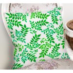 - K841-Gorsel-1 - Realhomes Yaprak Temalı Dijital Baskılı Yastık Kırlent Kılıfı Realhomes