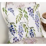 Çiçek Desenli Dijital Baskılı Yastık Kırlent Kılıfı Realhomes
