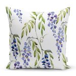 Çiçek Desenli Dijital Baskılı Yastık Kırlent Kılıfı Realhomes