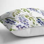 Çiçek Desenli Dijital Baskılı Yastık Kırlent Kılıfı Realhomes