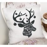 Christmas Temalı Dijital Baskılı Yastık Kırlent Kılıfı Realhomes