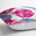 - K860-Gorsel-2 - Realhomes Modern Çiçek Desenli Dijital Baskılı Yastık Kırlent Kılıfı Realhomes