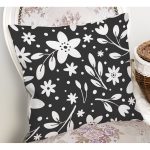 - K864-Gorsel-1 - Realhomes Modern Çiçek Desenli Dijital Baskılı Yastık Kırlent Kılıfı Realhomes