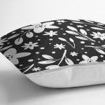 - K864-Gorsel-2 - Realhomes Modern Çiçek Desenli Dijital Baskılı Yastık Kırlent Kılıfı Realhomes