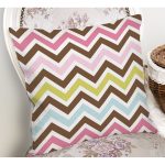 Modern Zigzag Dijital Baskılı Yastık Kırlent Kılıfı Realhomes