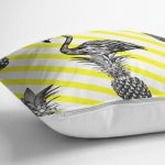 - K905-Gorsel-2 - Realhomes Flamingo Temalı Dijital Baskılı Yastık Kırlent Kılıfı Realhomes