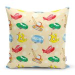 - K910-Gorsel - Realhomes  Real Homes Dijital Baskılı Yastık Kırlent Kılıfı Realhomes