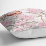 - K918-Gorsel-2 - Realhomes Flamingo Desenli Dijital Baskılı Yastık Kırlent Kılıfı Realhomes