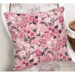 - K945-Gorsel-1 - Realhomes Çiçek Temalı Dijital Baskılı Yastık Kırlent Kılıfı Realhomes