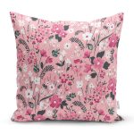 - K945-Gorsel - Realhomes Çiçek Temalı Dijital Baskılı Yastık Kırlent Kılıfı Realhomes