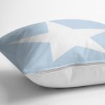 - K951-Gorsel-2 - Realhomes  Yıldız Desenli Dijital Baskılı Dekoratif Yastık Kırlent Kılıfı Realhomes