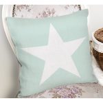 - K952-Gorsel-1 - Realhomes  Yıldız Desenli Dijital Baskılı Dekoratif Yastık Kırlent Kılıfı Realhomes