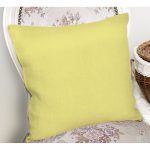 - K961-Gorsel-1 - Realhomes  Sarı Renkli Dijital Baskılı Dekoratif Yastık Kırlent Kılı Realhomes