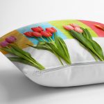 - K963-Gorsel-2 - Realhomes Lale Desenli Dijital Baskılı Dekoratif Yastık Kırlent Kılıfı Realhomes