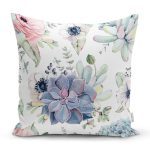 - K979-Gorsel - Realhomes  Real Homes Dijital Baskılı Dekoratif Yastık Kırlent Kılıfı Realhomes