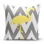 Flamingo Desenli Dekoratif Yastık Kırlent Kılıfı Realhomes