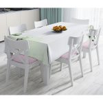 - Masa-10048-Gorsel - Realhomes  Yeşil Tropik Yaprak Motifli Dijital Baskılı Modern Masa Örtüsü Realhomes