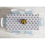 - Masa-10080-Gorsel-1 - Realhomes Beyaz Zemin Çapa Motifli Dijital Baskılı Modern Masa Örtüsü Realhomes