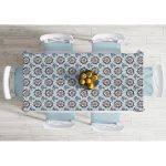 - Masa-10086-Gorsel-1 - Realhomes  Mavi Çizgili Çapa & Dümen Motifli Dijital Baskılı Modern Masa Örtüsü Realhomes