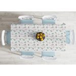 - Masa-10210-Gorsel-1 - Realhomes Çiçek Demetleri Özel Tasarım Dijital Baskılı Dekoratif Masa Örtüsü Realhomes