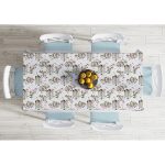 - Masa-10213-Gorsel-1 - Realhomes  Flower & Çiçek Demetleri Özel Tasarım Dijital Baskılı Modern Masa Örtüsü Realhomes