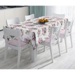 - Masa-10214-Gorsel - Realhomes  Çiçek Demetleri Özel Tasarım Dijital Baskılı Dekoratif Masa Örtüsü Realhomes