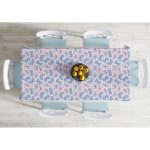 - Masa-10361-Gorsel-1 - Realhomes  Renkli Kelebek Motifli Dijital Baskılı Modern Masa Örtüsü Realhomes