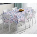 - Masa-10361-Gorsel - Realhomes  Renkli Kelebek Motifli Dijital Baskılı Modern Masa Örtüsü Realhomes