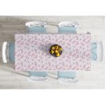 Renkli Kelebek Motifli Dijital Baskılı Modern Masa Örtüsü Realhomes