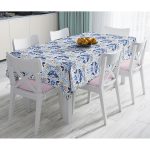 - Masa-10408-Gorsel - Realhomes  Çiçekli Özel Tasarım Dijital Baskılı Dekoratif Masa Örtüsü Realhomes