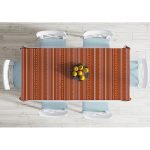 - Masa-10440-Gorsel-1 - Realhomes  Kahve Zemin Etnik Figürlü Bohem Desenli Dijital Baskılı Dekoratif Masa Örtüsü Realhomes