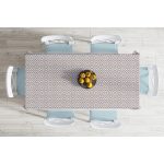 - Masa-5116vizon-Gorsel-1 - Realhomes  Özel Tasarım Vizon İkat Desenli Dijital Baskılı Masa Örtüsü Realhomes