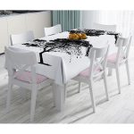 - Masa-5230-Gorsel - Realhomes  Dekoratif Doğa Çizimli Ağaç Motifli Masa Örtüsü Realhomes