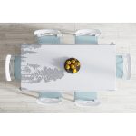 - Masa-5232gri-Gorsel-1 - Realhomes Realhomes Beyaz Zeminde Gri Ağaç Tasarımlı Masa Örtüsü Realhomes