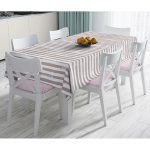 - Masa-5237vizon-Gorsel - Realhomes  Siyah Çizgili Motifli Dekoratif Modern Masa Örtüsü Realhomes