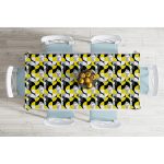 - Masa-5240-Gorsel-1 - Realhomes  Geometrik Renkli Figürlü Dijital Baskılı Özel Tasarım Dekoratif Modern Masa Örtüsü Realhomes