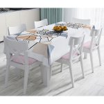 - Masa-5258-Gorsel - Realhomes Geometrik Çizimlerden Oluşan Baykuş Motifli Özel Tasarım Masa Örtüsü Realhomes