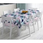 - Masa-5275-Gorsel - Realhomes Realhomes Tropik Yaprak Motifli Dekoratif Dijital Baskılı Masa Örtüsü Realhomes