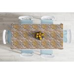 - Masa-5322-Gorsel-1 - Realhomes  Leopar Temalı Kuru Yaprak Desenli Dijital Baskılı Masa Örtüsü Realhomes