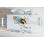 - Masa-5370-Gorsel-1 - Realhomes  Karakalem Botanik Yaprak Desenli Masa Örtüsü Realhomes