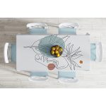 - Masa-5371-Gorsel-1 - Realhomes Portre Çizim Üzerinde Yaprak Desenli Masa Örtüsü Realhomes