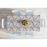 Botanik Portre Dijital Baskılı Özel Tasarım Masa Örtüsü Realhomes