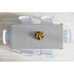 Kot Zemin Üzerinde Su Damlası Desenli Özel Tasarım Masa Örtüsü Realhomes