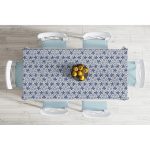 - Masa-5404-Gorsel-1 - Realhomes  Gri Kot Zemin Üzerinde Kristal Taneleri Motifli Masa Örtüsü Realhomes