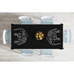 Retro Mandala Fil Desenli Özel Tasarım Masa Örtüsü Realhomes