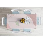 Realhomes Gül Motifli Bohemian Modern Masa Örtüsü Realhomes