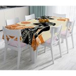 - Masa-5830-Gorsel - Realhomes  Etnik Desen Zeminli Afrika Kadın Motifli Dekoratif Masa Örtüsü Realhomes