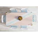 - Masa-7006-Gorsel-1 - Realhomes  Pembe Krem Gold Motifli Dijital Baskılı Modern Masa Örtüsü Realhomes