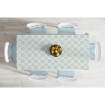 - Masa-7041-Gorsel-1 - Realhomes  Vizon Zeminde Yosun Motifli Dijital Baskılı Modern Masa Örtüsü Realhomes